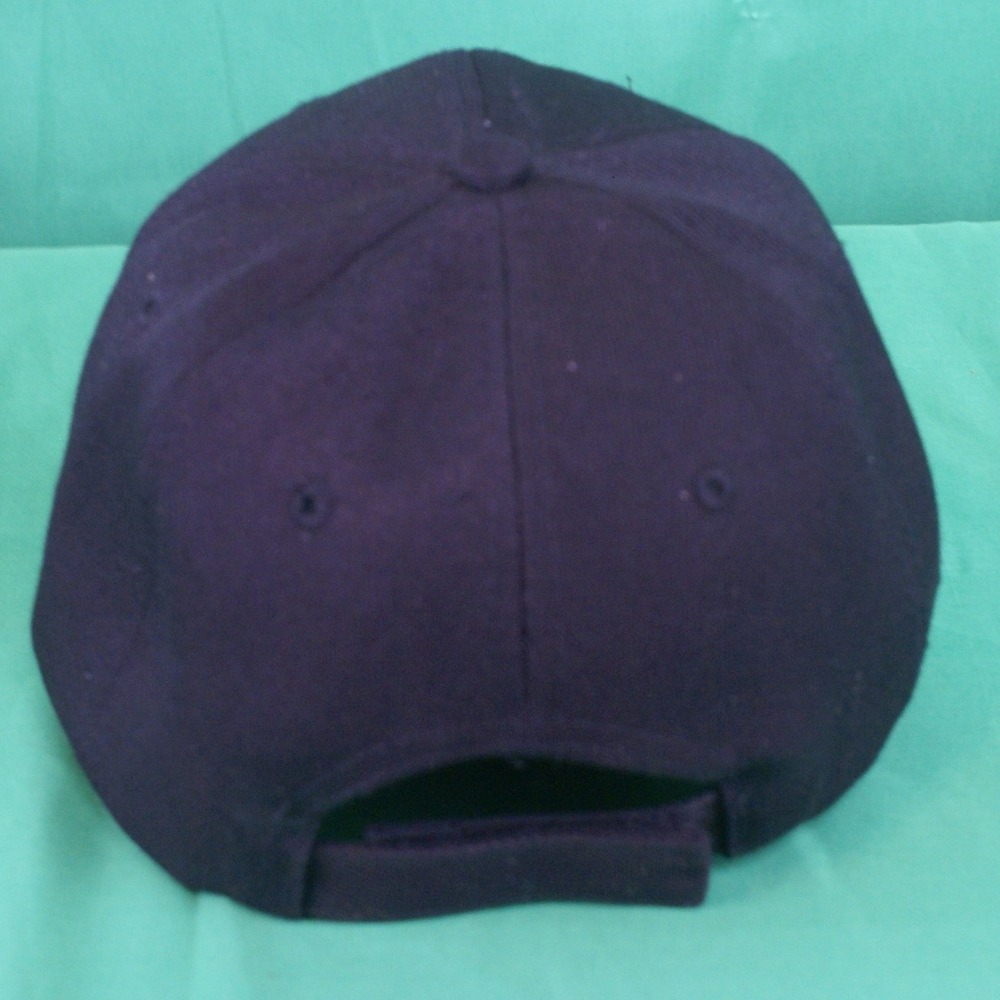 Department of Justice DOJ Seal Baseball Cap Black Adjustable Hat White Trim - Picture 5 of 8